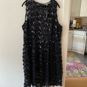 a+ by Anthropologie Black Cocktail Dress